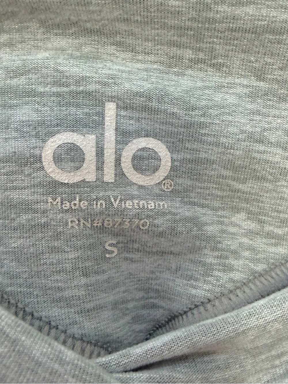 Alo Yoga | High-Waist Soft Lounge Legging in Athletic Heather Gray Size S